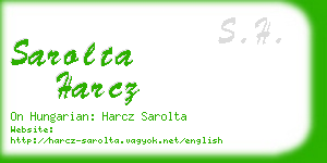 sarolta harcz business card